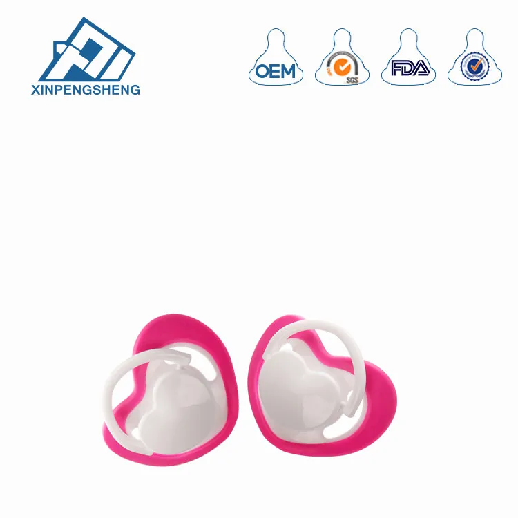 Pink Lovely Heart Shape Wholesale Pacifier Baby Adult Pacifier