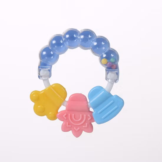 Baby Toy Food Grade Rattle Molar Silicone Teether